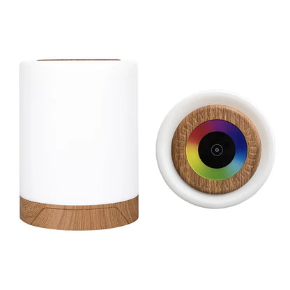 Smart LED Night Light, Portable Touch Control Table Lamp, USB Rechargeable RGB Changing Room Decor for Kids Bedroom Camping Deco