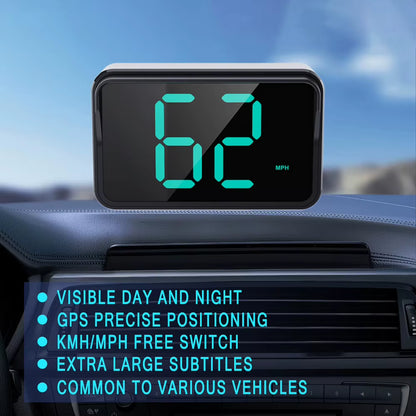 Universal Head up Display GPS HUD Digital Speedometer for All Car Truck Plug and Play Auto Part