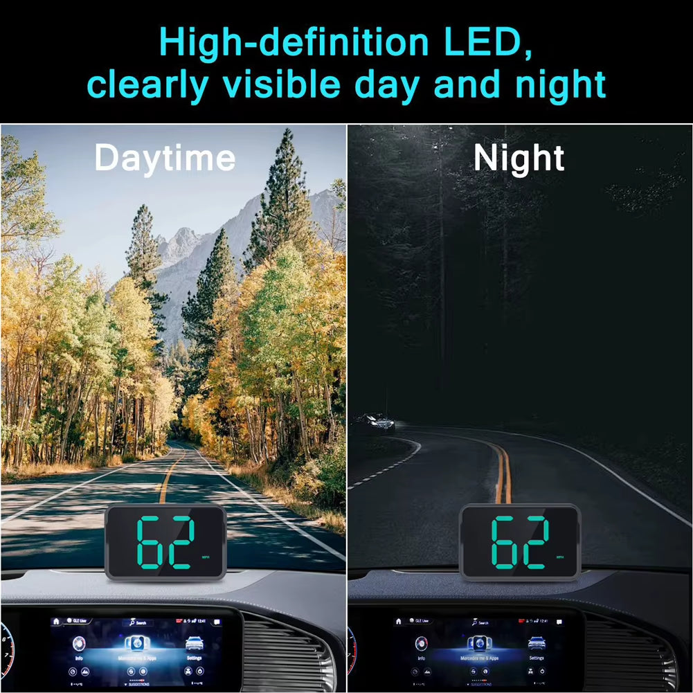 Universal Head up Display GPS HUD Digital Speedometer for All Car Truck Plug and Play Auto Part